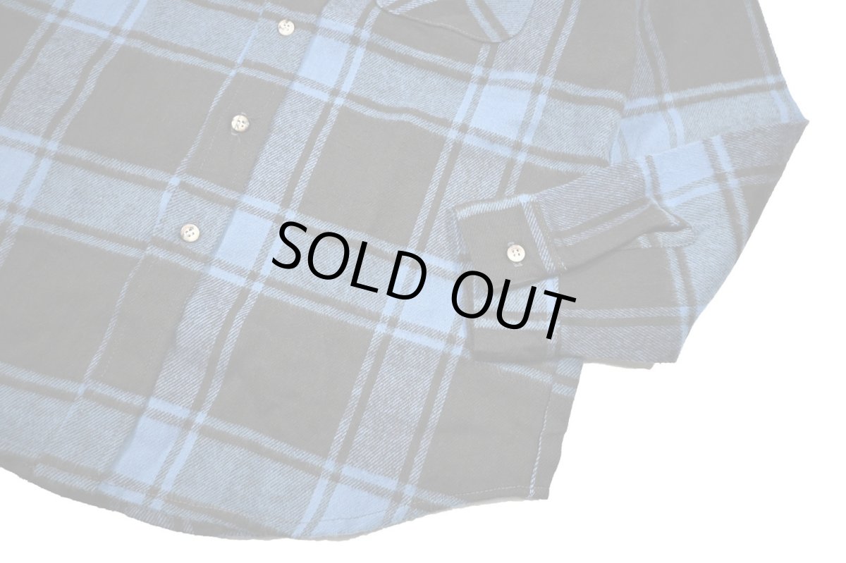 画像3: Deadstock Five Brothers Heavy Flannel Shirt made in USA (3)