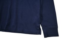 画像3: Used Polo Ralph Lauren Quarter Zip Cotton Knit Navy ラルフローレン (3)