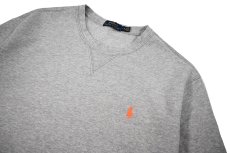 画像2: Used Polo Ralph Lauren Sweat Shirt Grey ラルフローレン (2)