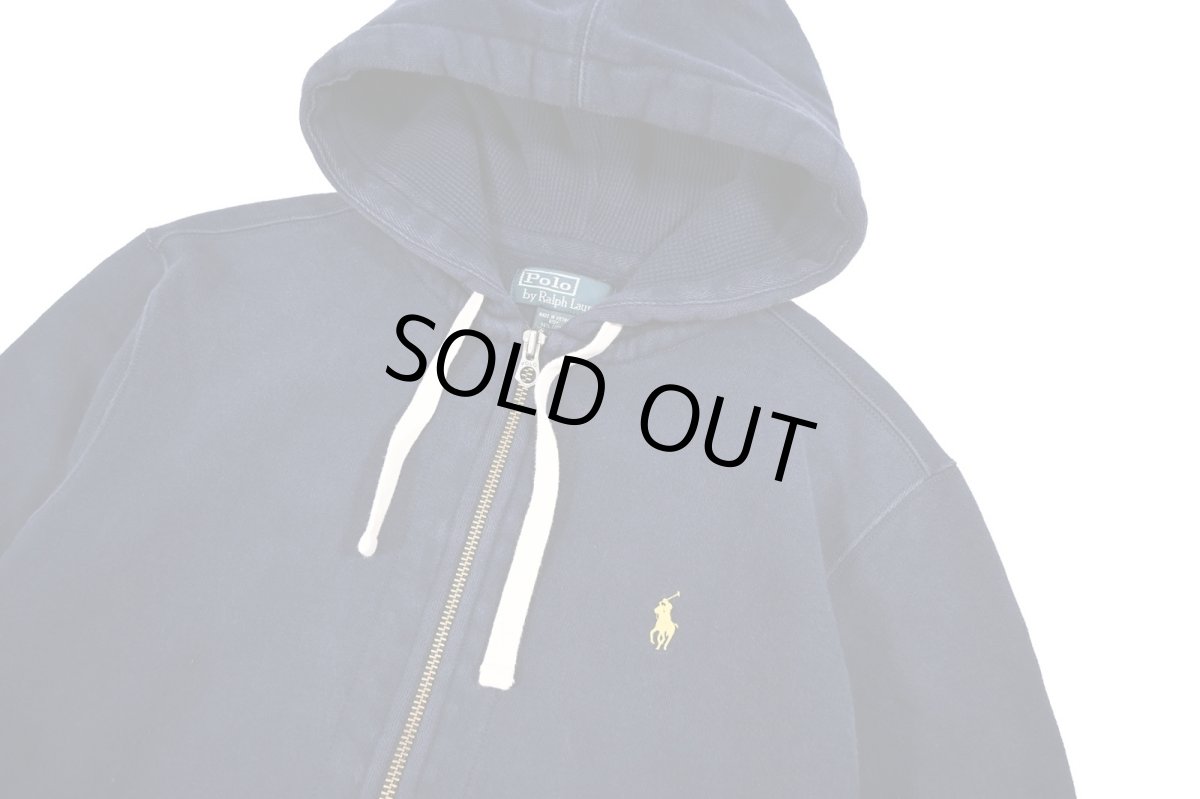 画像2: Used Polo Ralph Lauren Full Zip Sweat Hoodie Navy ラルフローレン (2)