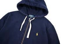 画像2: Used Polo Ralph Lauren Full Zip Sweat Hoodie Navy ラルフローレン (2)