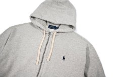 画像2: Used Polo Ralph Lauren Full Zip Sweat Hoodie Grey ラルフローレン (2)