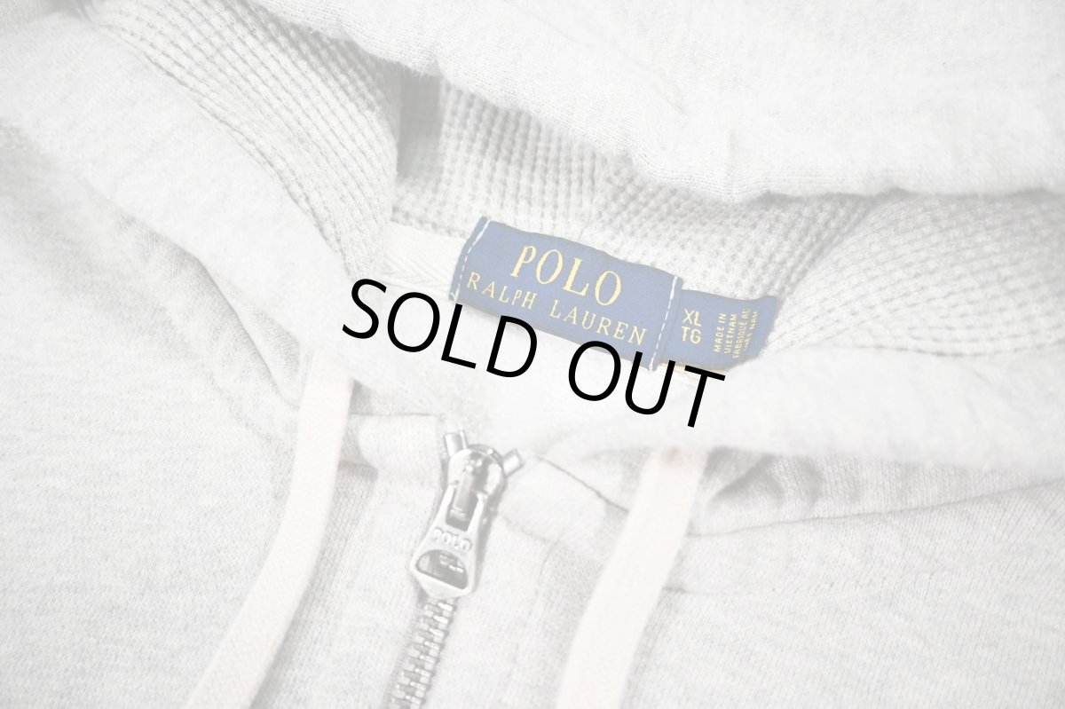 画像4: Used Polo Ralph Lauren Full Zip Sweat Hoodie Grey ラルフローレン (4)