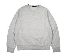 画像1: Used Polo Ralph Lauren Sweat Shirt Grey ラルフローレン (1)