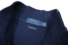 画像4: Used Polo Ralph Lauren Quarter Zip Cotton Knit Navy ラルフローレン (4)