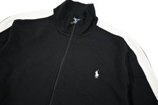 画像2: Used Polo Ralph Lauren Full Zip Sweat Shirt Black/White ラルフローレン (2)