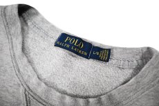 画像4: Used Polo Ralph Lauren Sweat Shirt Grey ラルフローレン (4)