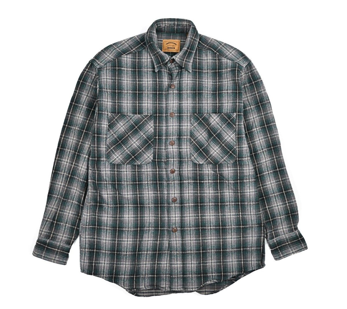 画像1: Deadstock St John's Bay Heavy Flannel Shirt (1)