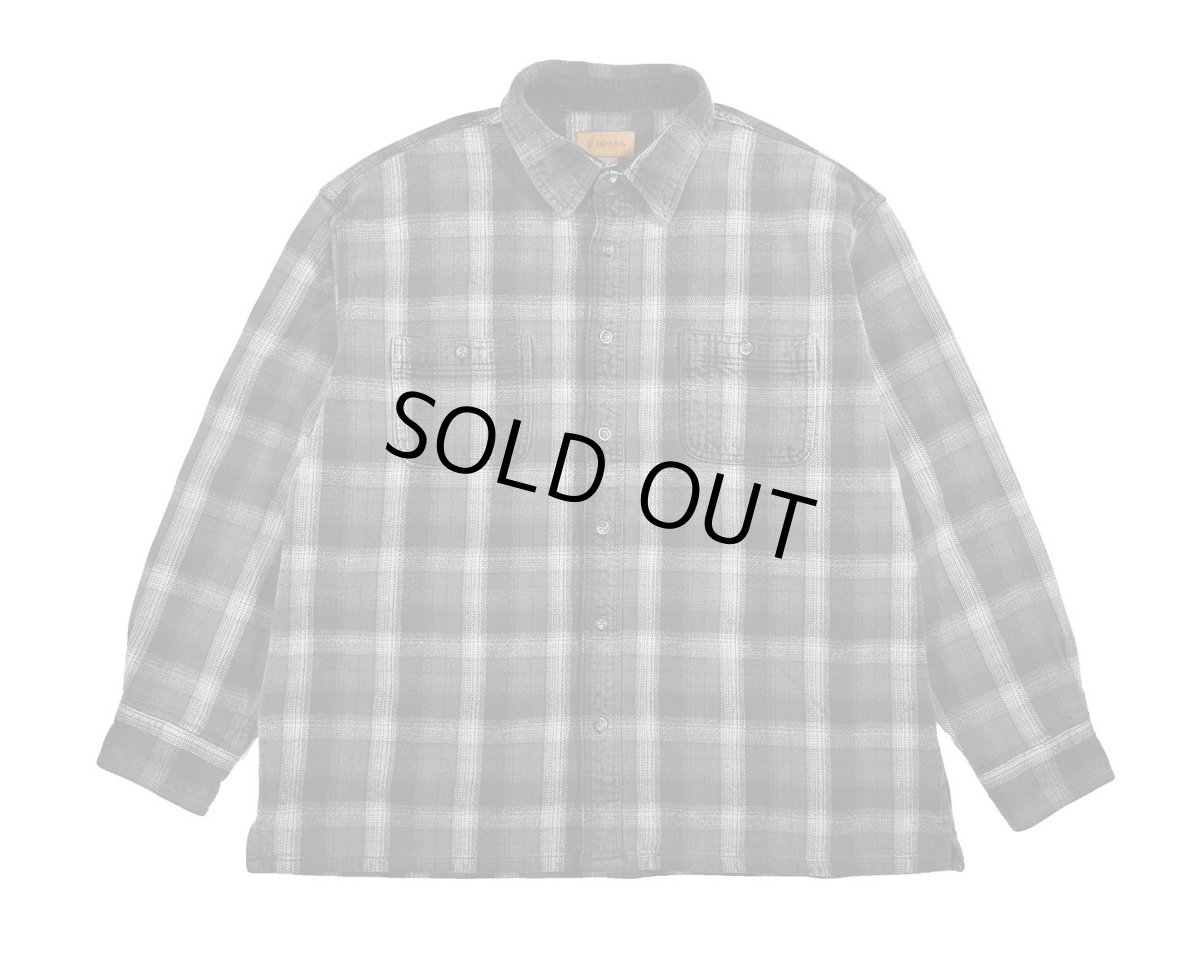 画像1: Used St John's Bay Heavy Flannel Box Shirt (1)