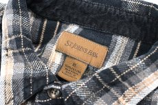 画像4: Used St John's Bay Heavy Flannel Box Shirt (4)