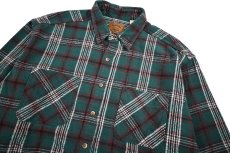 画像2: Used St John's Bay Heavy Flannel Shirt made in USA (2)