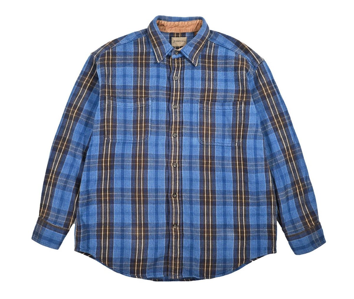 画像1: Used St John's Bay Heavy Flannel Shirt (1)