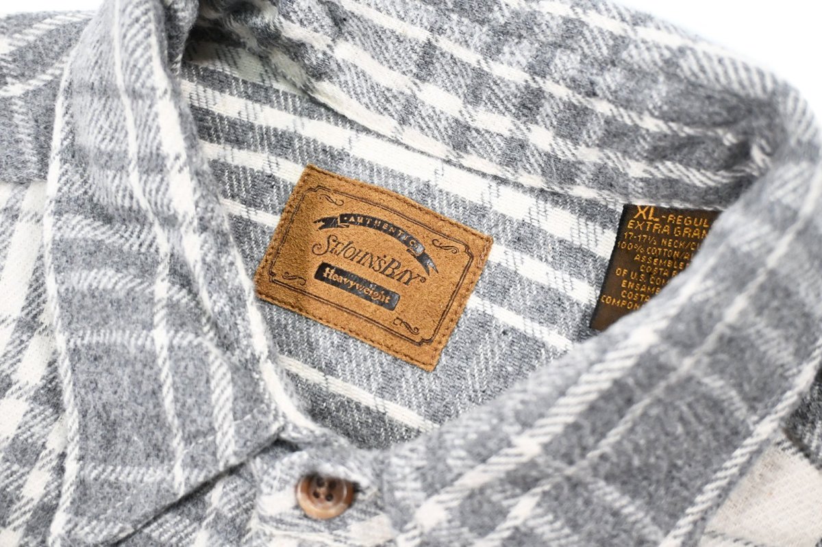 画像4: Used St John's Bay Heavy Flannel Shirt (4)