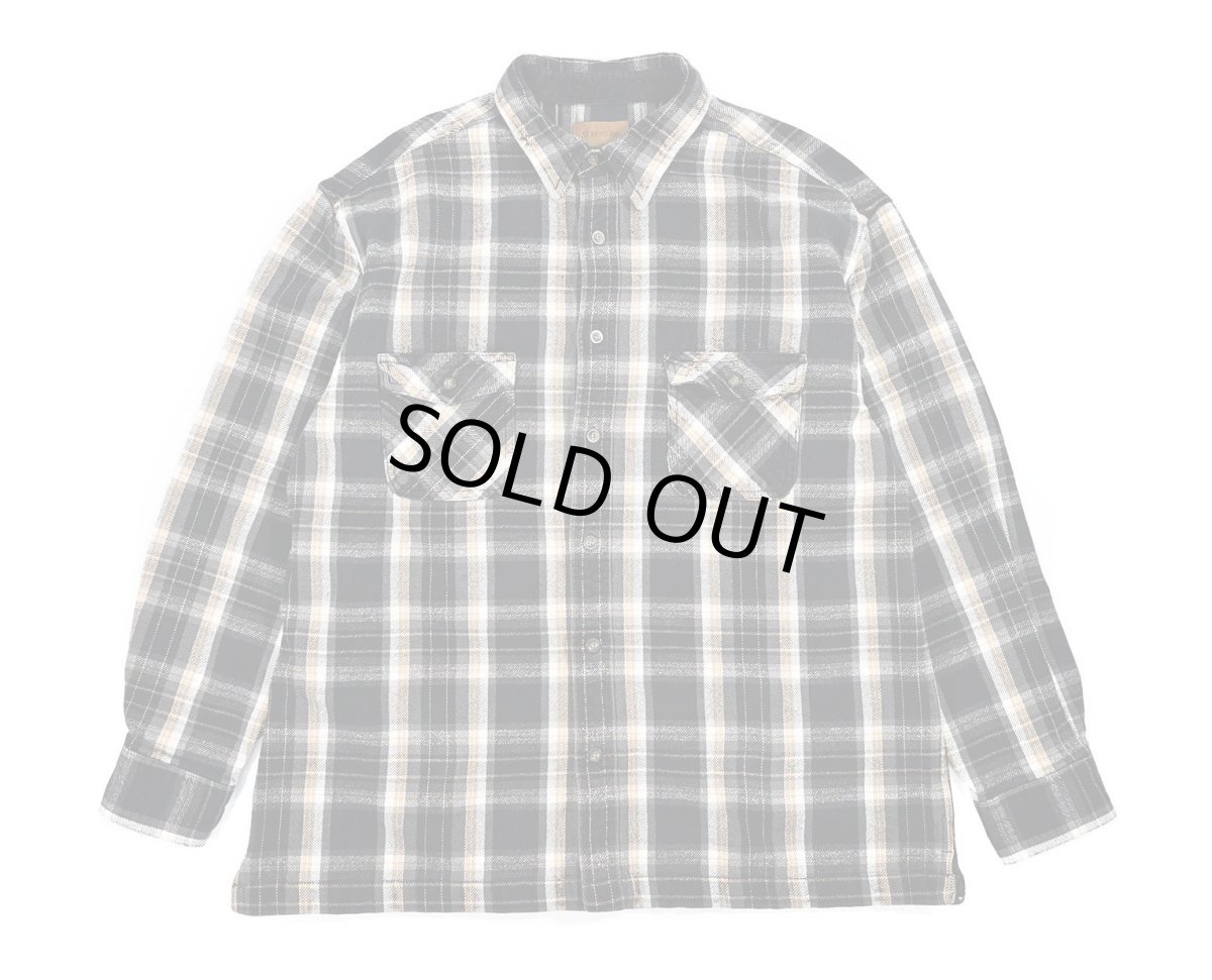 画像1: Used St John's Bay Heavy Flannel Box Shirt (1)
