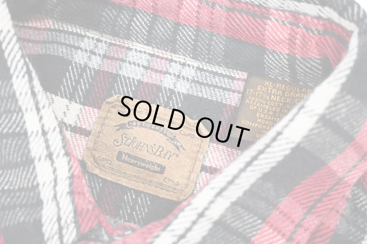 画像4: Used St John's Bay Heavy Flannel Shirt (4)