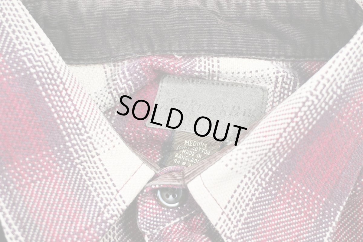 画像4: Used St John's Bay Heavy Flannel Box Shirt (4)