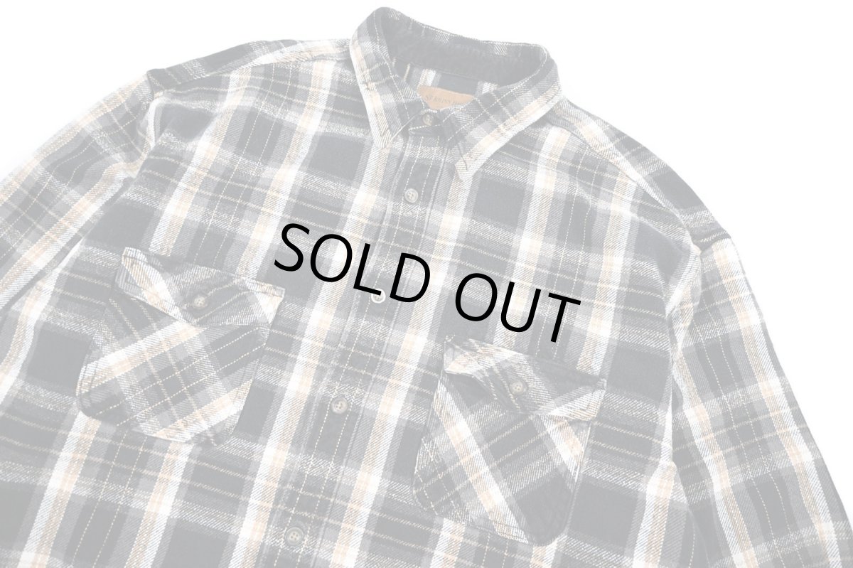 画像2: Used St John's Bay Heavy Flannel Box Shirt (2)