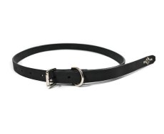 画像1: made in ASAKUSA Deadstock Leather Studs Narrow Belt (1)