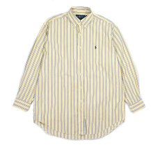 画像1: Used Ralph Lauren Stripe B/D Shirt "Blake" (1)