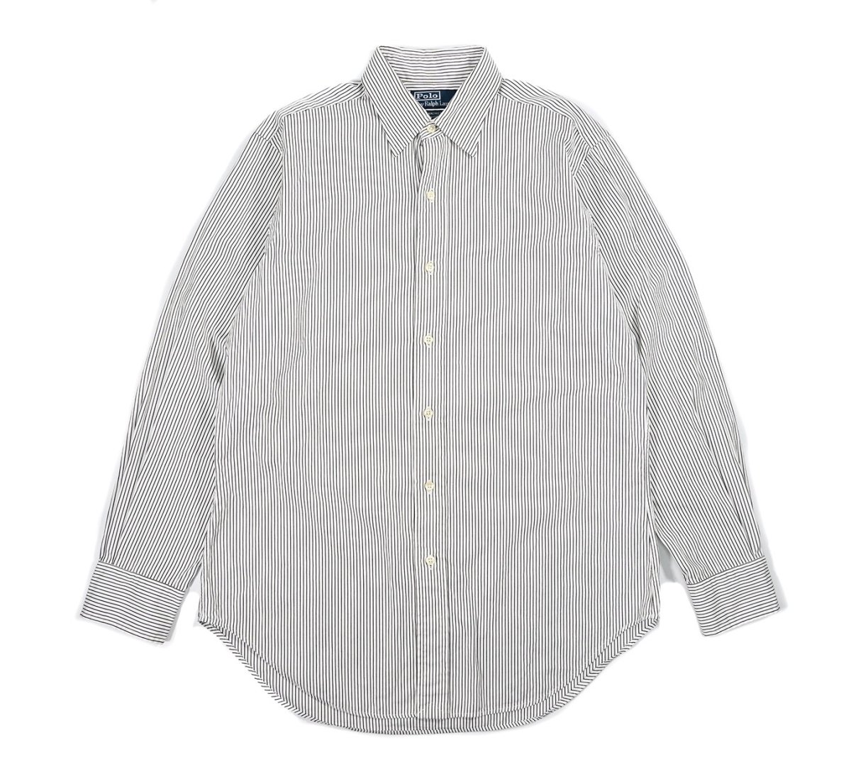 画像1: Used Ralph Lauren Stripe Shirt "Andrew Classic Fit" (1)