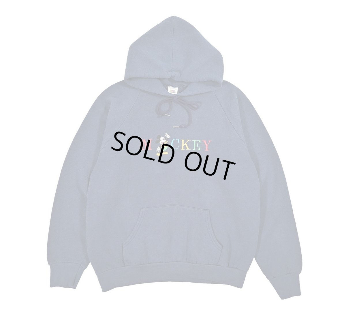 画像1: Used Fruit of the Loom Disney Print Sweat Hoodie made in USA (1)