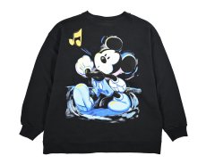 画像1: Used Disney Print Sweat Shirt made in USA (1)