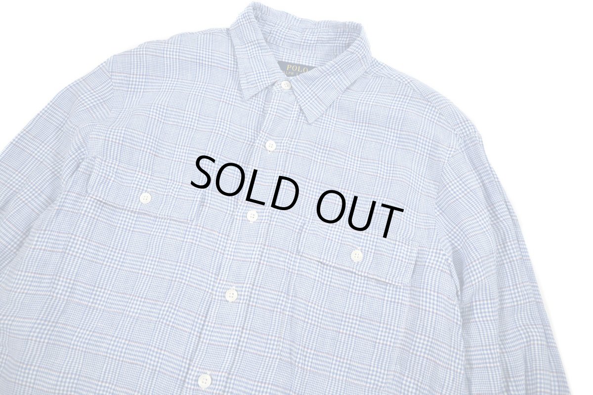 画像2: Used Polo Ralph Lauren Linen Shirt (2)