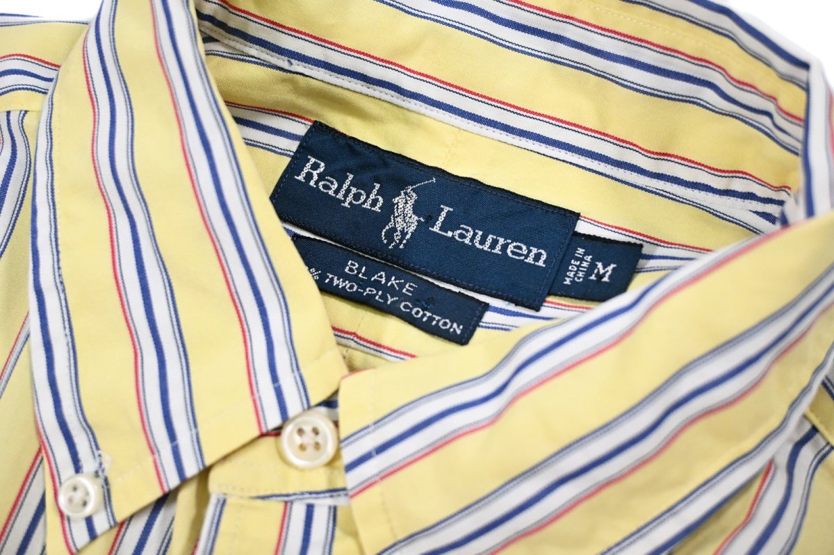画像4: Used Ralph Lauren Stripe B/D Shirt "Blake" (4)
