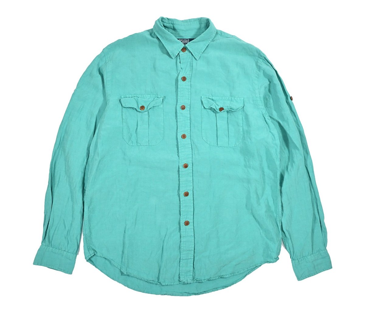 画像1: Used Polo Ralph Lauren Linen/Silk Shirt (1)