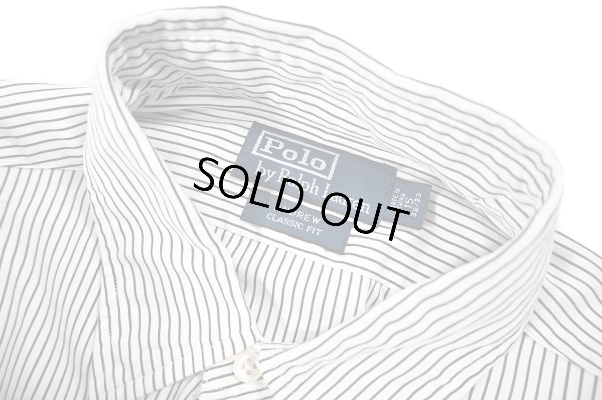 画像4: Used Ralph Lauren Stripe Shirt "Andrew Classic Fit" (4)