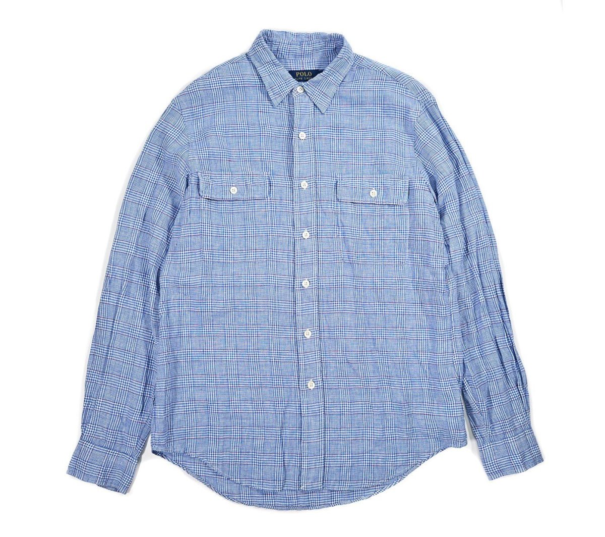 画像1: Used Polo Ralph Lauren Linen Shirt (1)