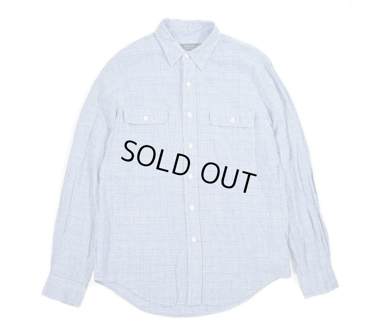 画像1: Used Polo Ralph Lauren Linen Shirt (1)