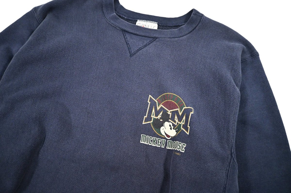 画像2: Used Genus Disney Print Sweat Shirt made in USA (2)