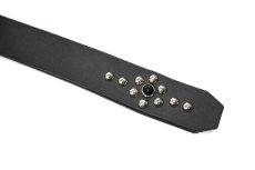 画像3: made in ASAKUSA Deadstock Leather Studs Narrow Belt (3)