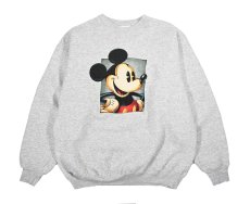 画像1: Used Disney Print Sweat Shirt made in USA (1)