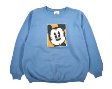 画像1: Used Disney Print Sweat Shirt made in USA (1)