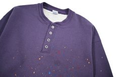 画像3: Used Russell Athletic Henley Neck Sweat Shirt made in USA (3)