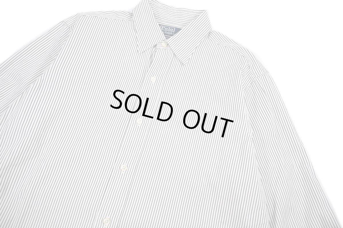 画像2: Used Ralph Lauren Stripe Shirt "Andrew Classic Fit" (2)