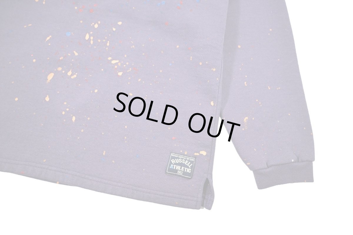 画像4: Used Russell Athletic Henley Neck Sweat Shirt made in USA (4)