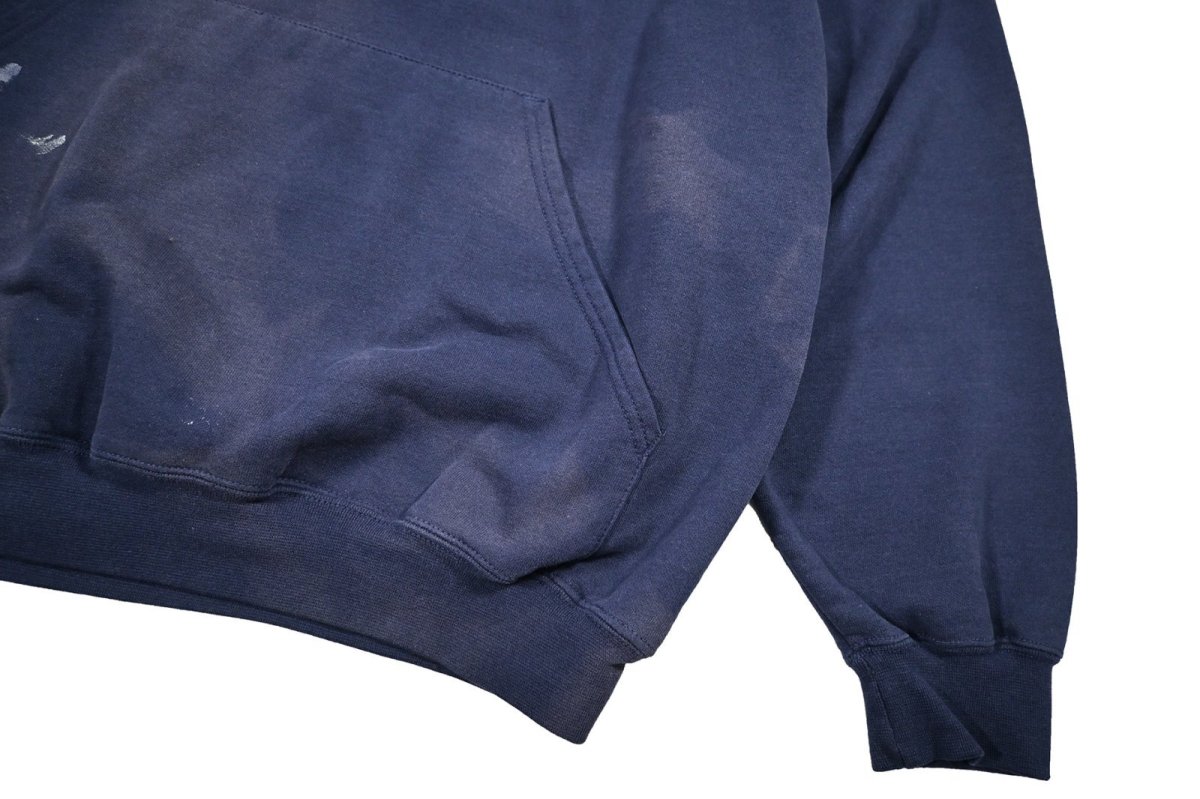 画像4: Used Carhartt Sweat Hoodie Fade Navy (4)