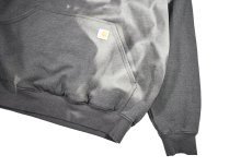 画像4: Used Carhartt Sweat Hoodie Fade Charcoal (4)