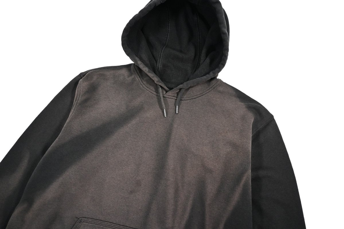 画像3: Used Carhartt Sweat Hoodie Fade Black (3)
