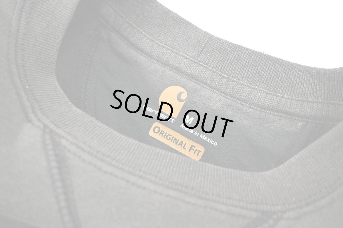 画像5: Used Carhartt Sweat Shirt Fade Black (5)