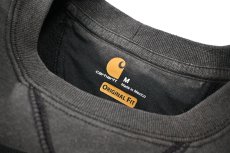画像5: Used Carhartt Sweat Shirt Fade Black (5)