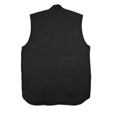 画像2: Used Carhartt Duck Vest Black (2)