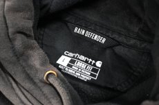 画像5: Used Carhartt Sweat Hoodie Fade Black (5)