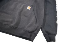 画像4: Used Carhartt Sweat Hoodie Fade Navy (4)