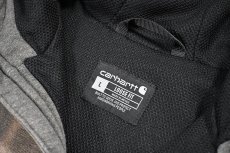 画像5: Used Carhartt Thermal Lined Zip Sweat Hoodie Fade Charcoal (5)