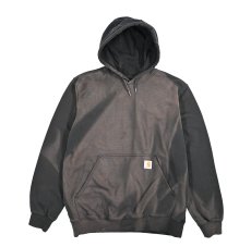 画像1: Used Carhartt Sweat Hoodie Fade Black (1)