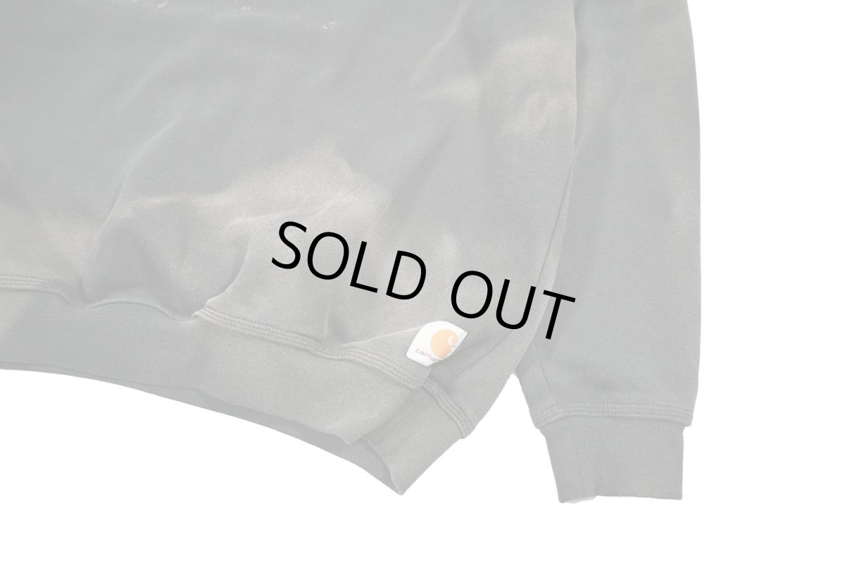 画像4: Used Carhartt Sweat Shirt Fade Black (4)